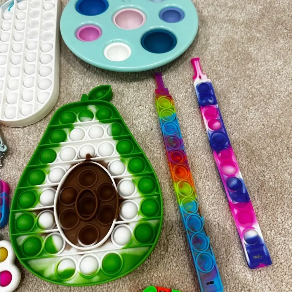 Rainbow Pop Fidget Toy Set